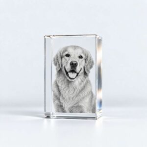 3D Crystal Inner Engraved