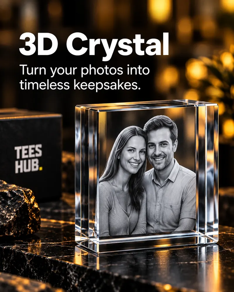 Personalised 3D Crystal